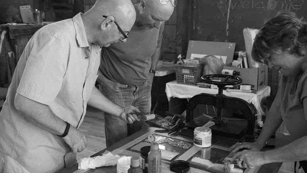 Linocut Prints - 