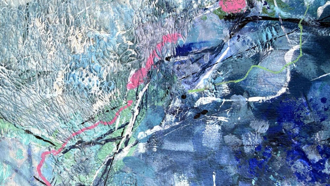 Expressive, Mixed-Media Abstract Art for Modern Homes & Workspaces - 