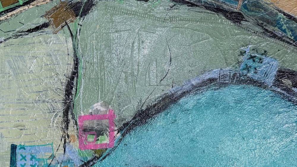 Expressive, Mixed-Media Abstract Art for Modern Homes & Workspaces - 