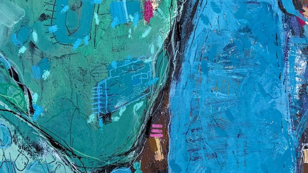 Expressive, Mixed-Media Abstract Art for Modern Homes & Workspaces - 