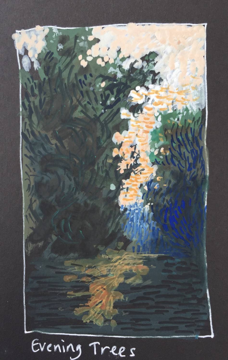 Evening Trees - Sarah Wimperis