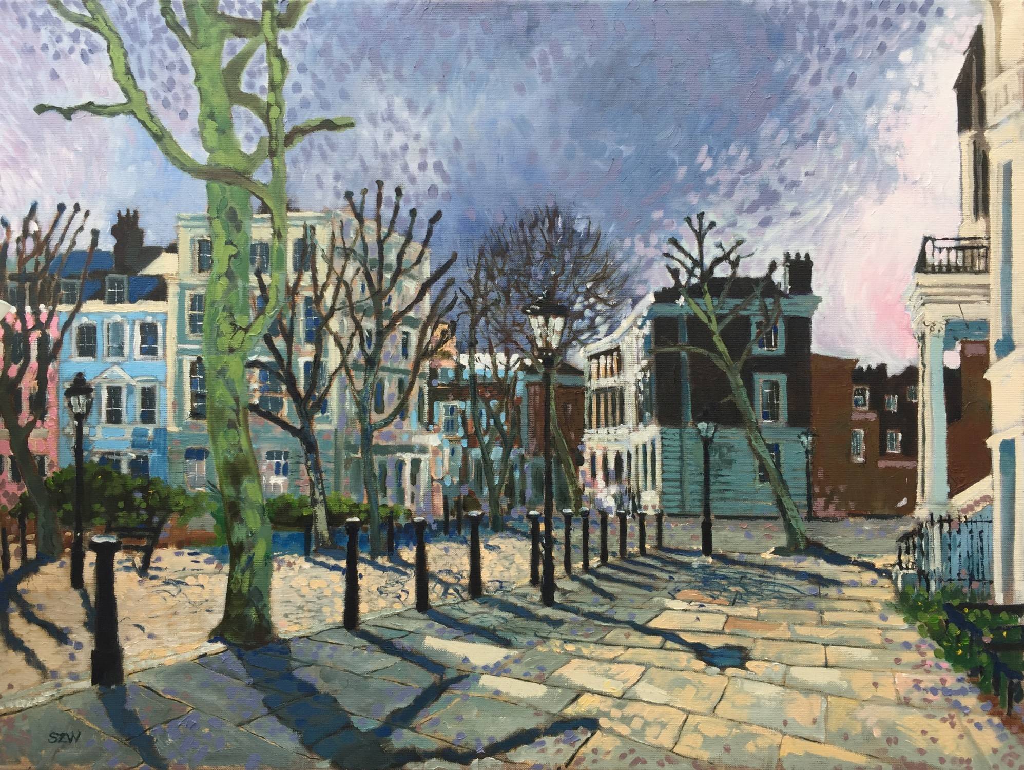April Showers in Primrose Hill - Sarah Wimperis
