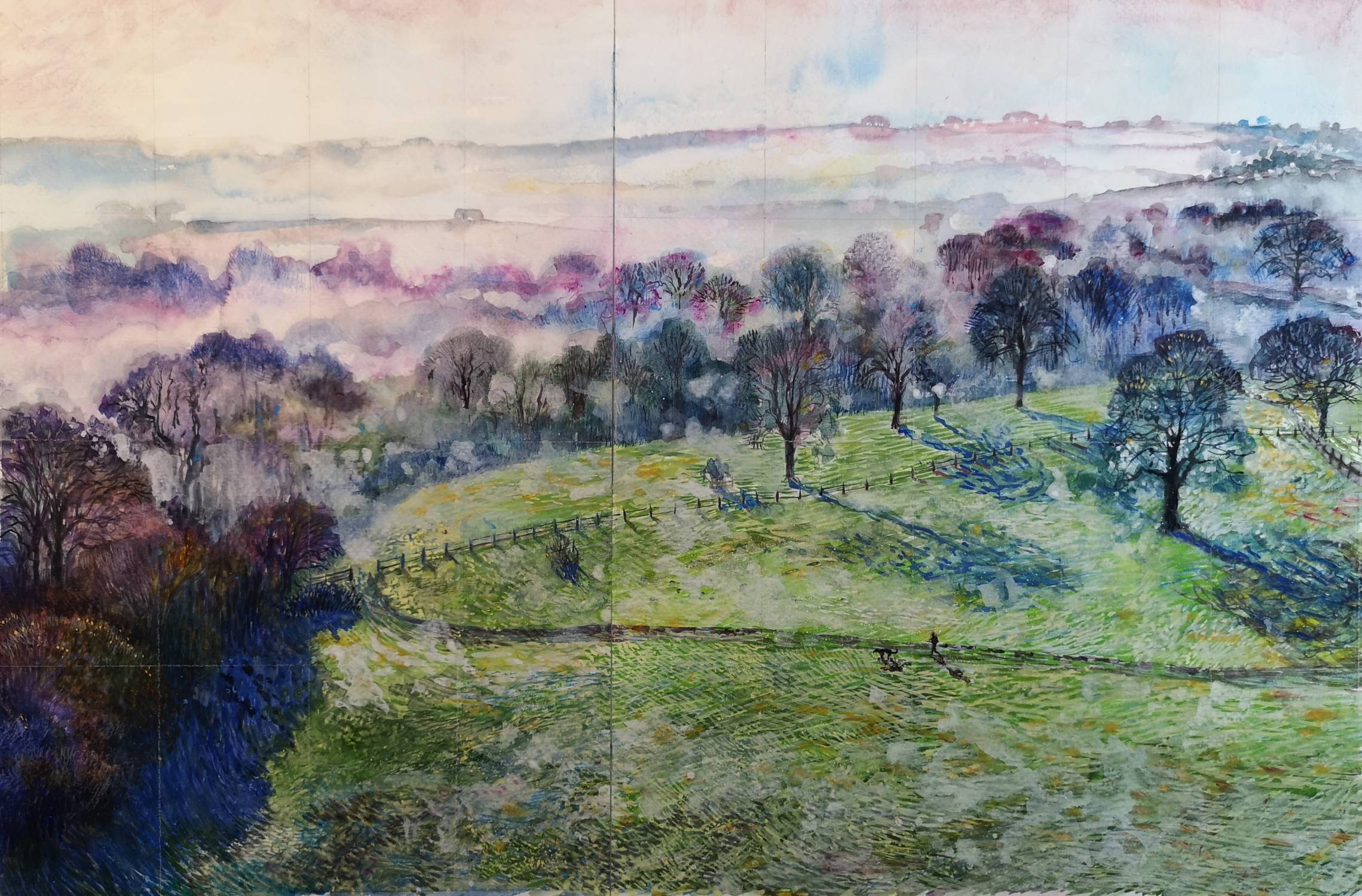 Early Morning Seen Through Clouds - Sarah Wimperis