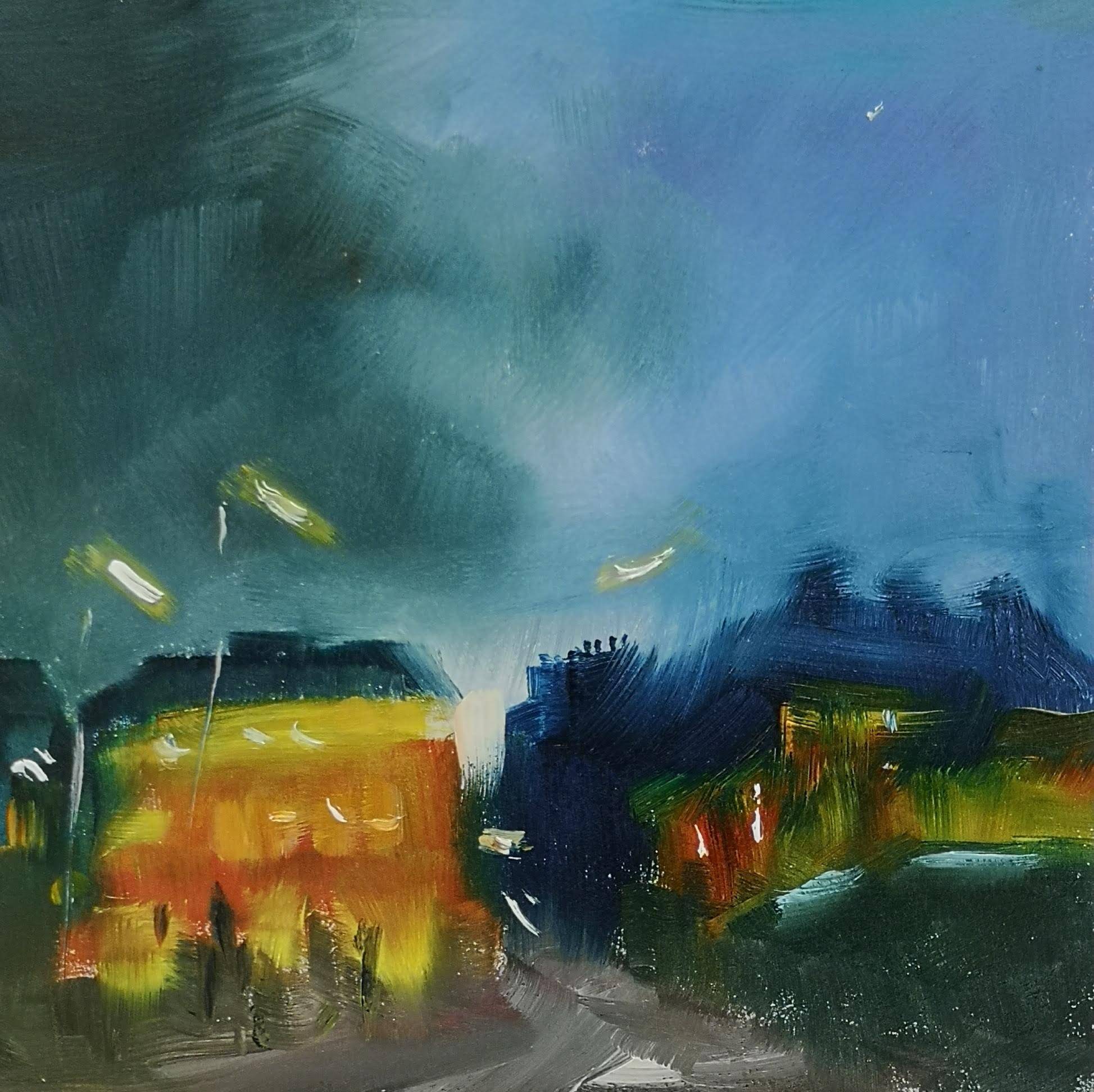 Evening Town - Sarah Wimperis