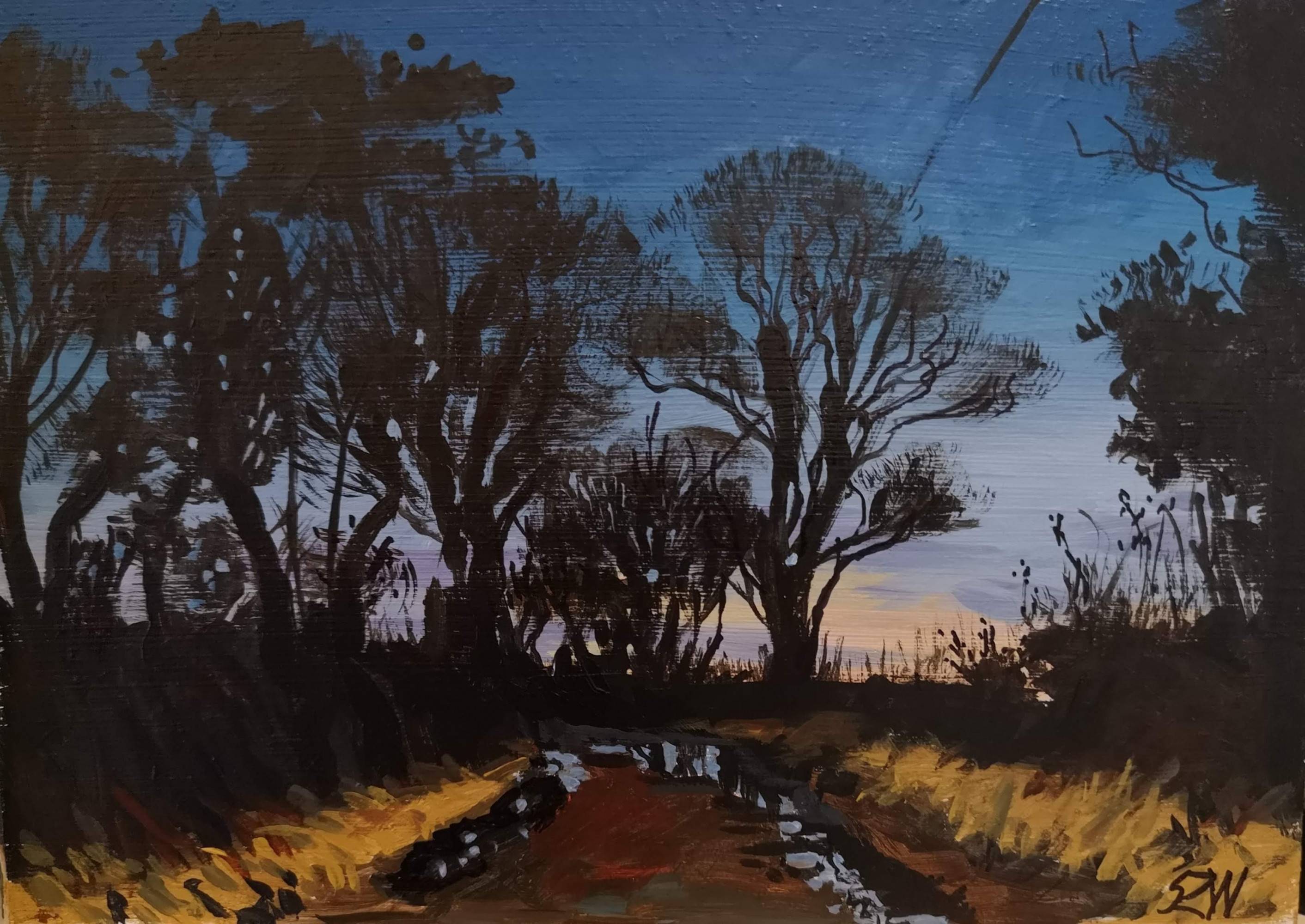 Winter Just Before Dawn - Sarah Wimperis