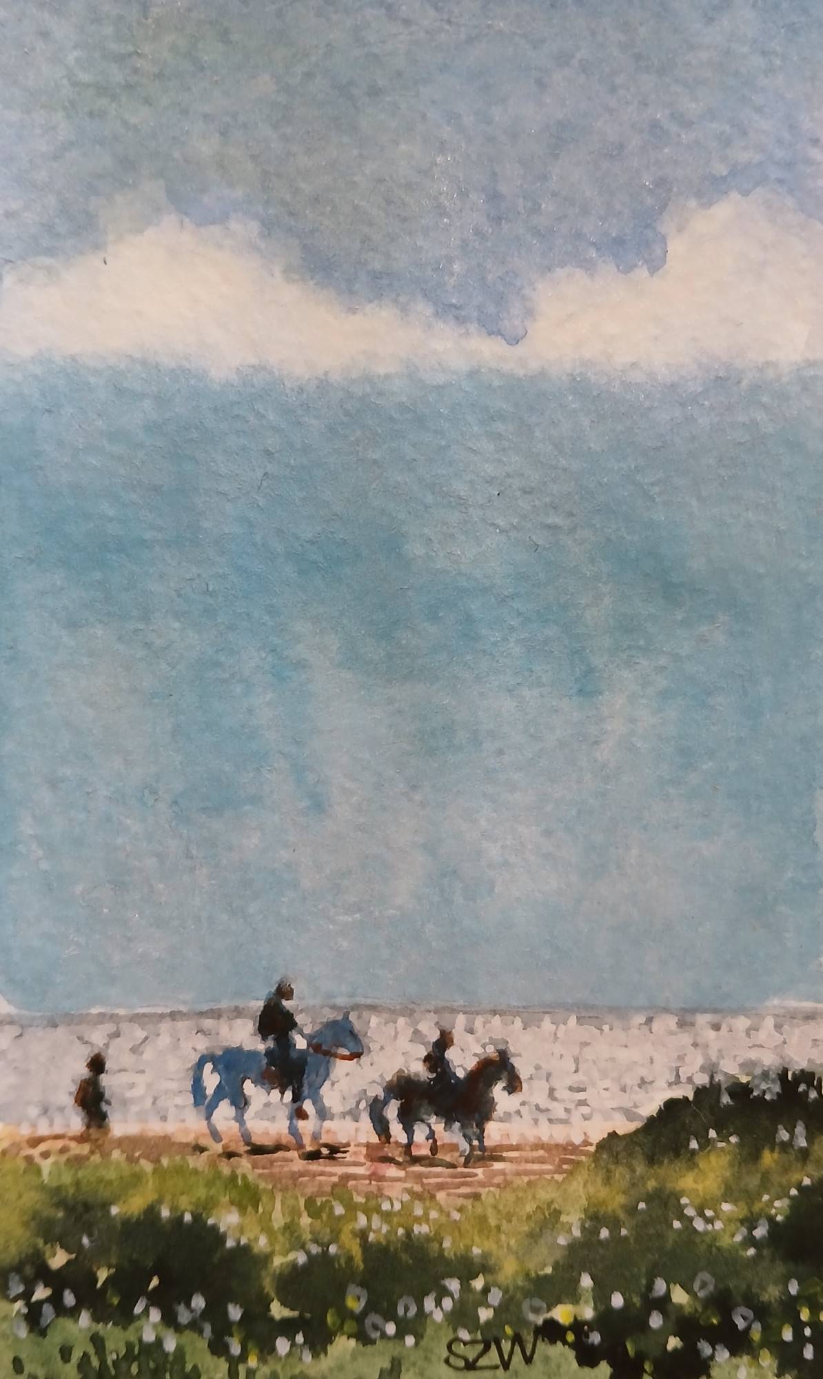 On White Horses - Sarah Wimperis
