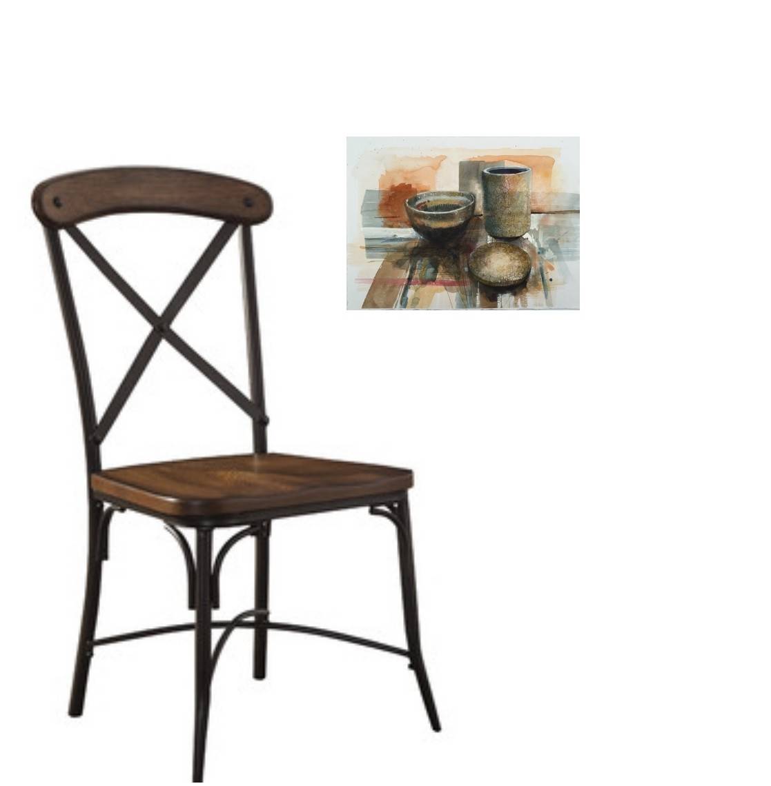 Ceramic Pots on a Drawing Board - Sarah Wimperis