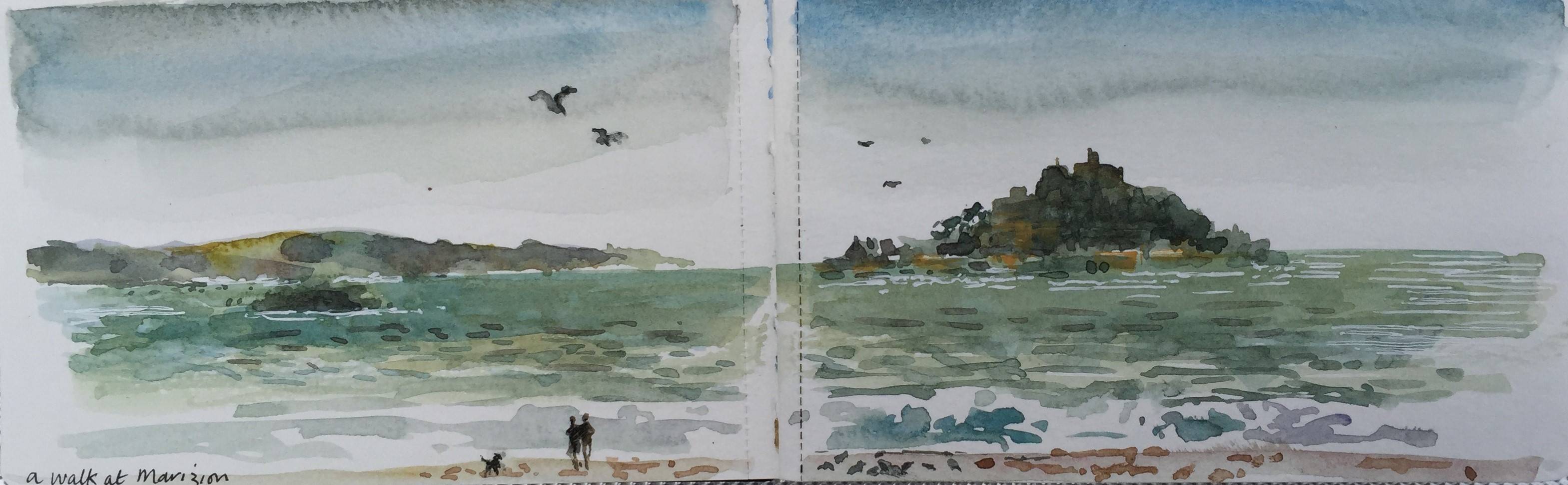 A Cornish Spring sketchbook - Sarah Wimperis