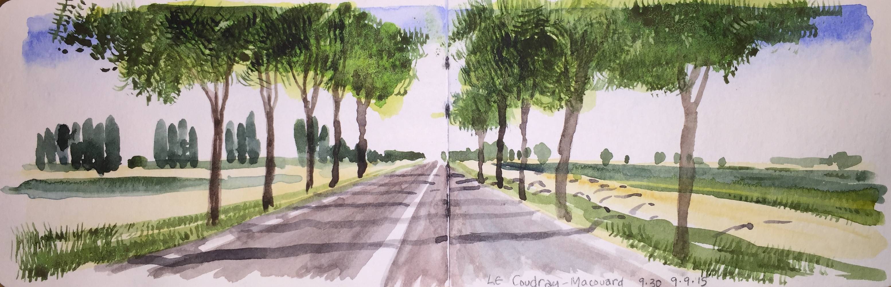 French Roads Sketchbook - Sarah Wimperis