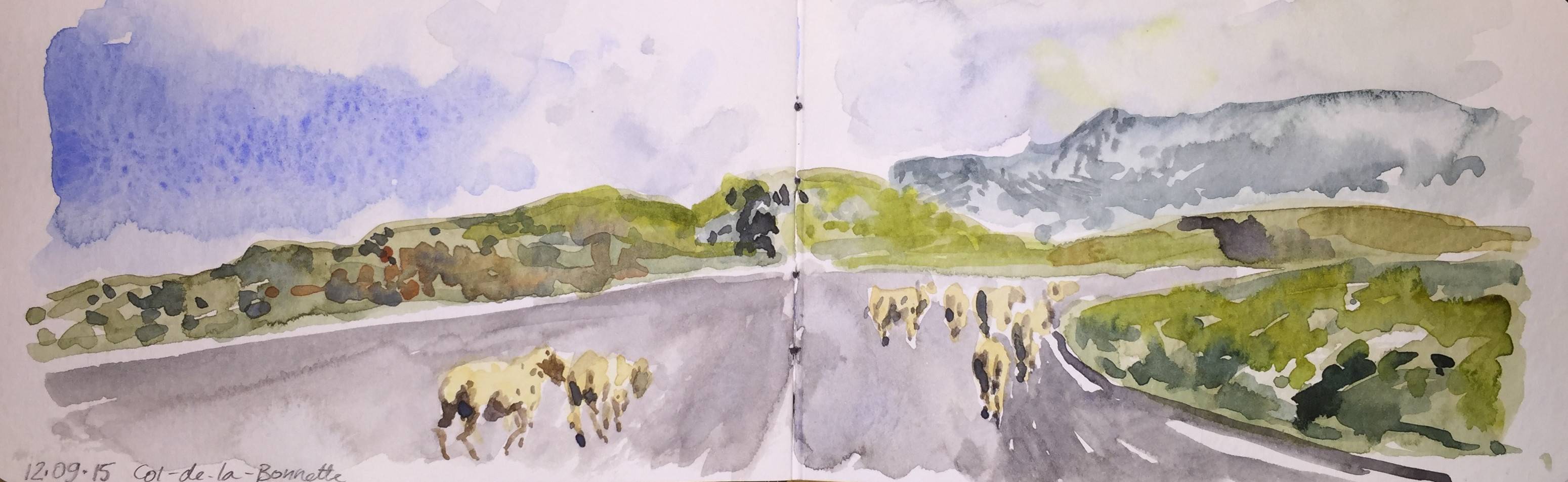 French Roads Sketchbook - Sarah Wimperis