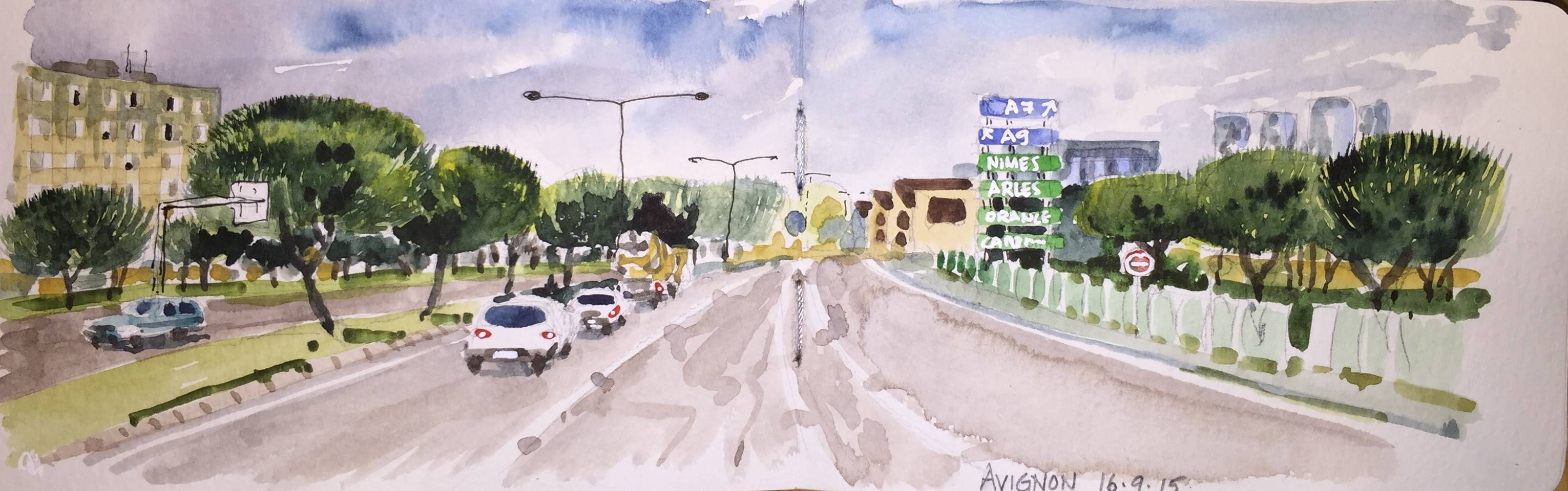 French Roads Sketchbook - Sarah Wimperis