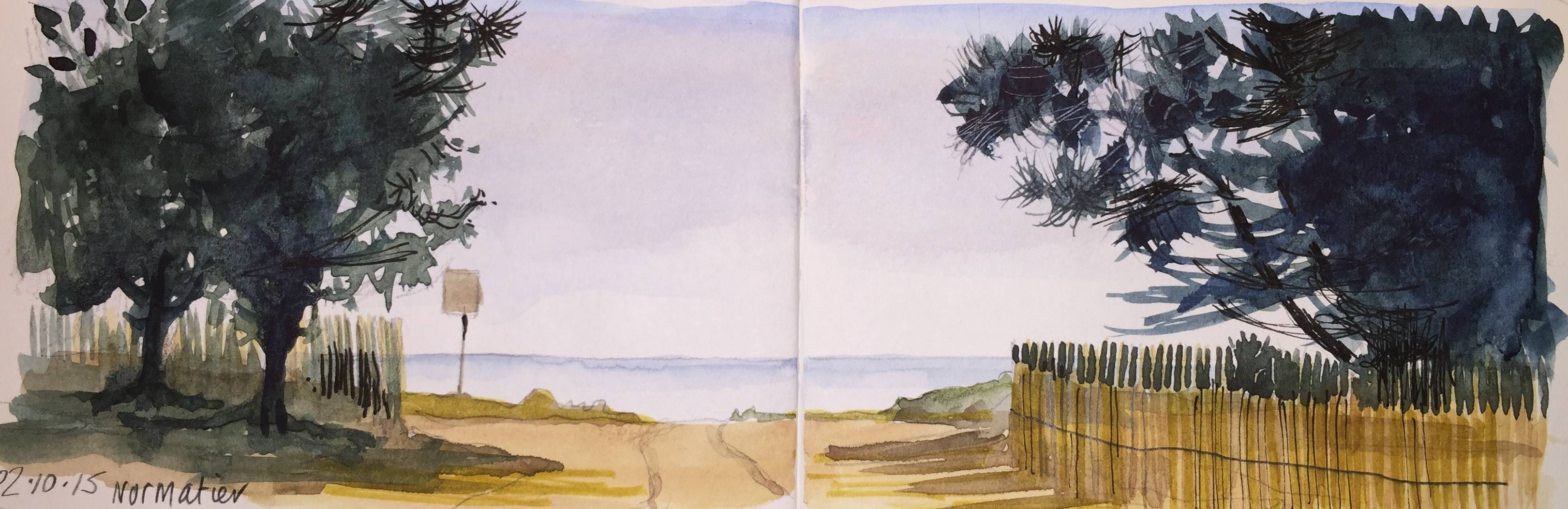 French Roads Sketchbook - Sarah Wimperis