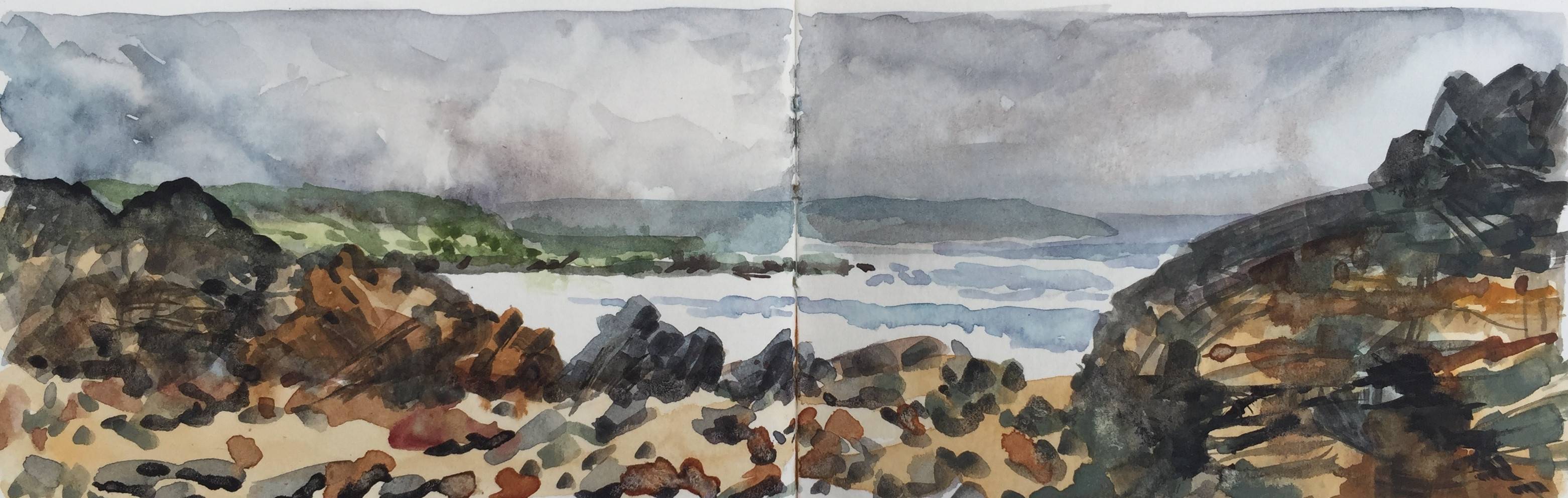 Cornish Coast Sketchbook - Sarah Wimperis