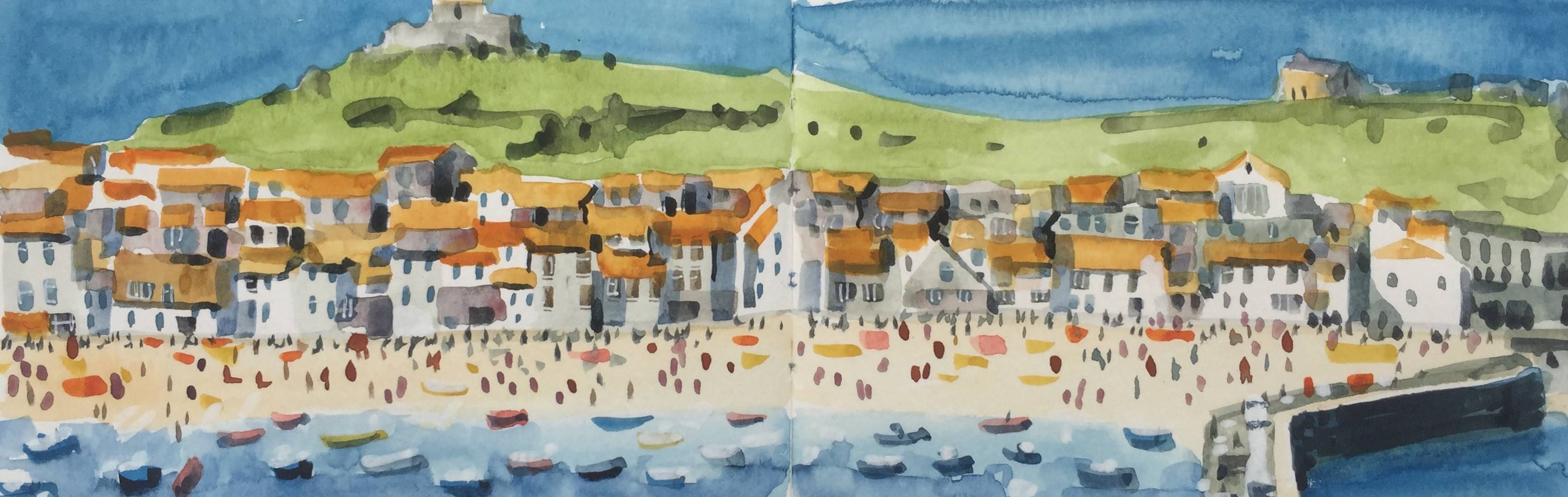 Cornish Coast Sketchbook - Sarah Wimperis