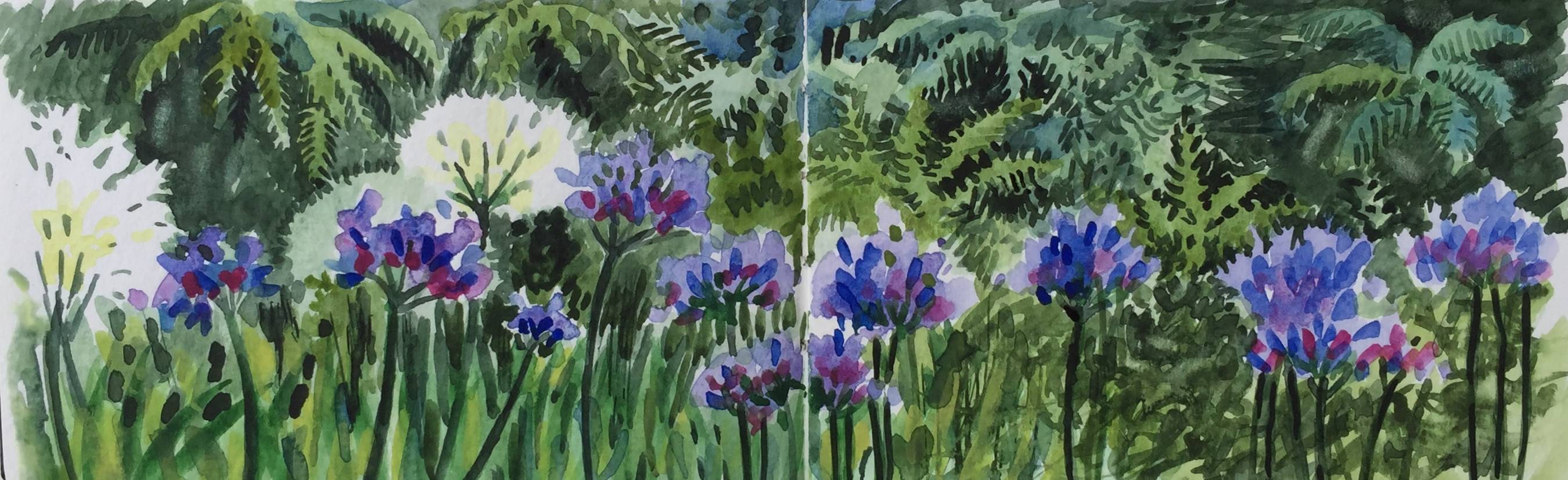 A Garden Sketchbook - Sarah Wimperis