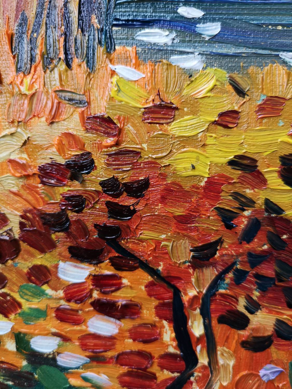 Garden behind a House, after Vincent. - Sarah Wimperis
