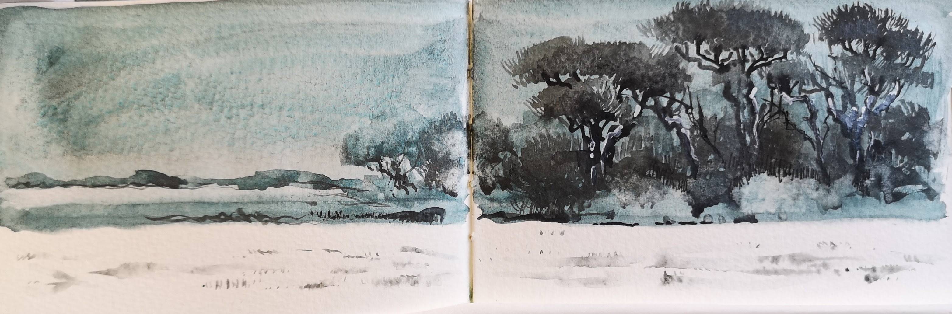 Woven Waters, Cornwall Sketchbook - Sarah Wimperis