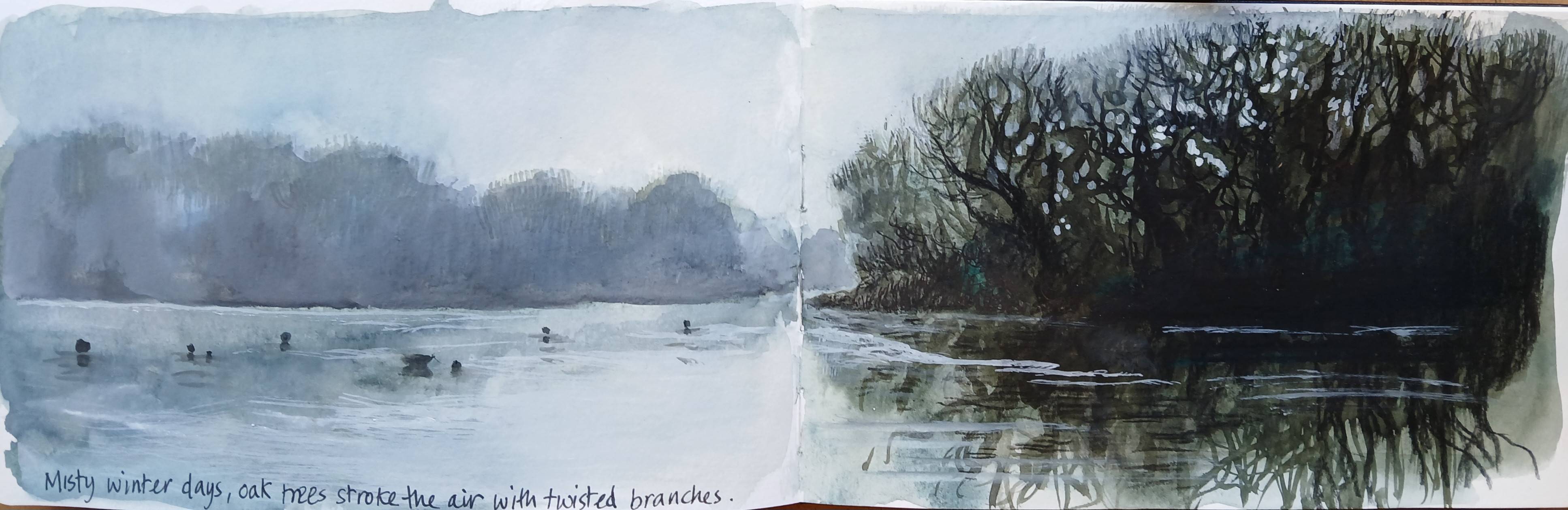 Helford River Seasons Sketchbook - Sarah Wimperis