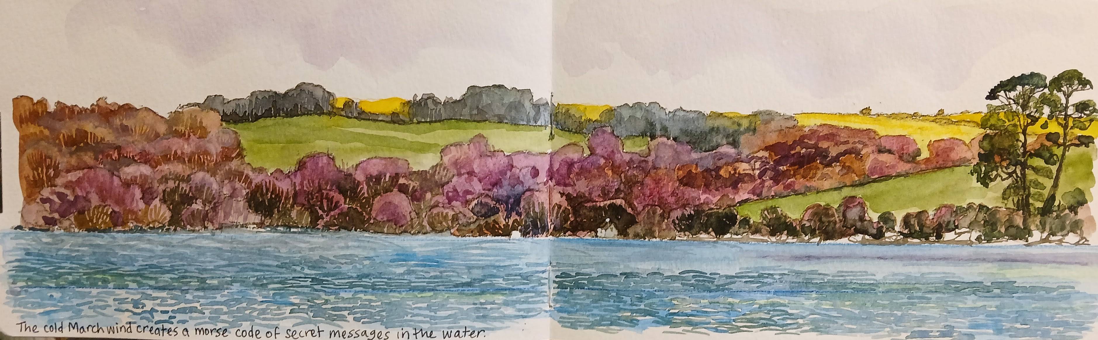 Helford River Seasons Sketchbook - Sarah Wimperis