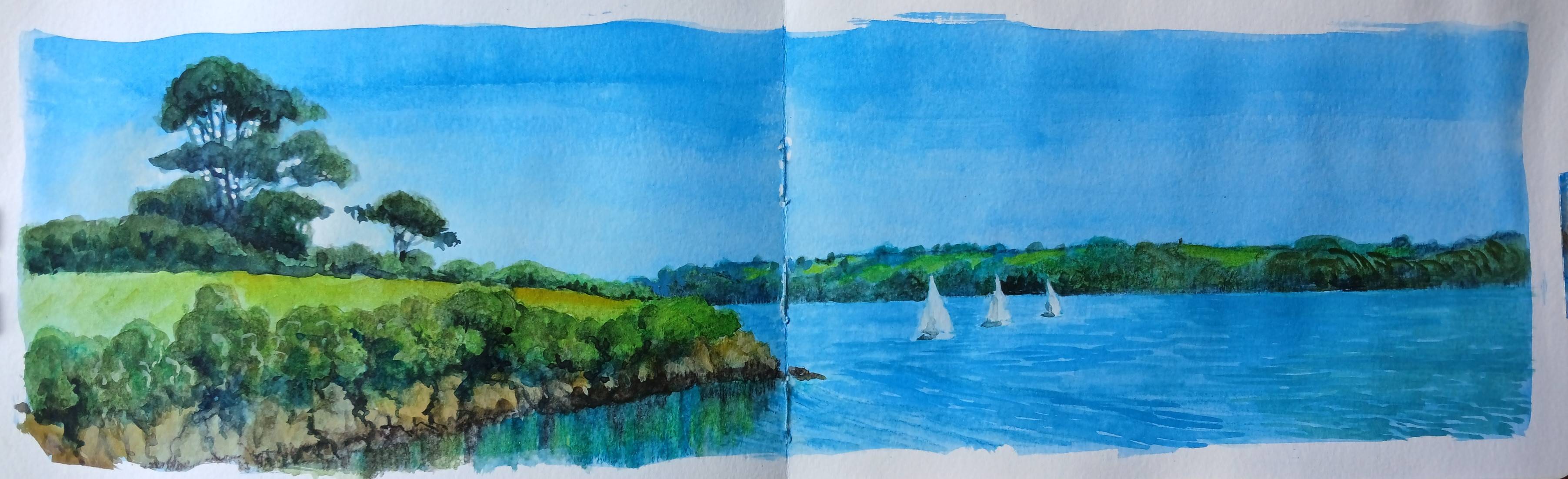 Helford River Seasons Sketchbook - Sarah Wimperis