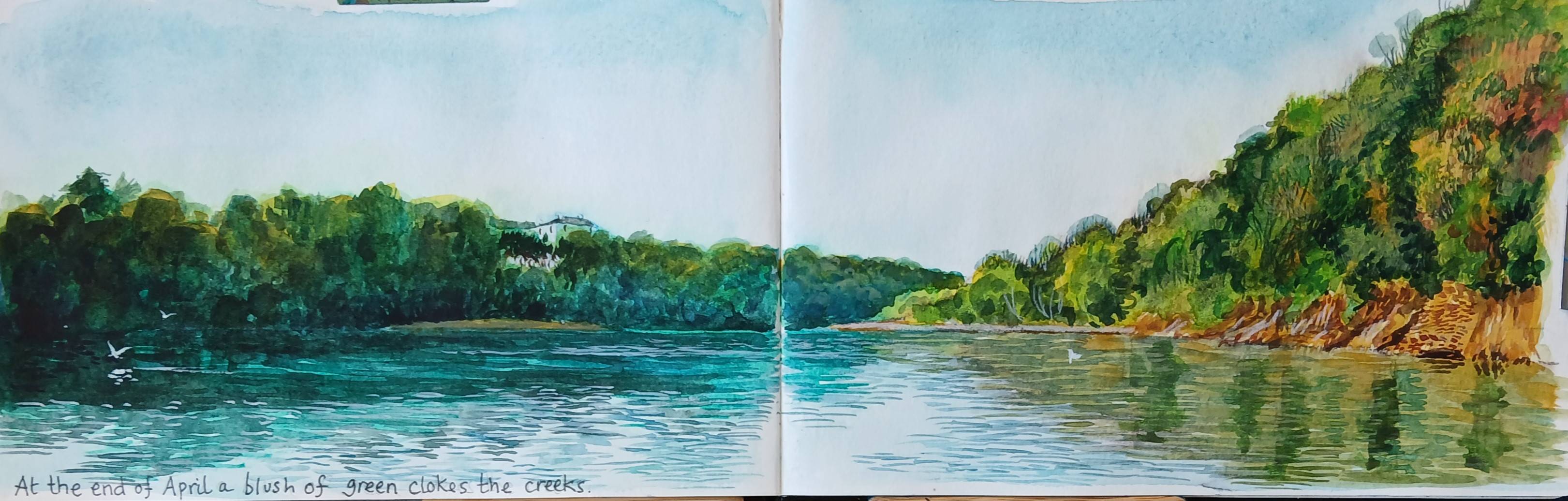 Helford River Seasons Sketchbook - Sarah Wimperis