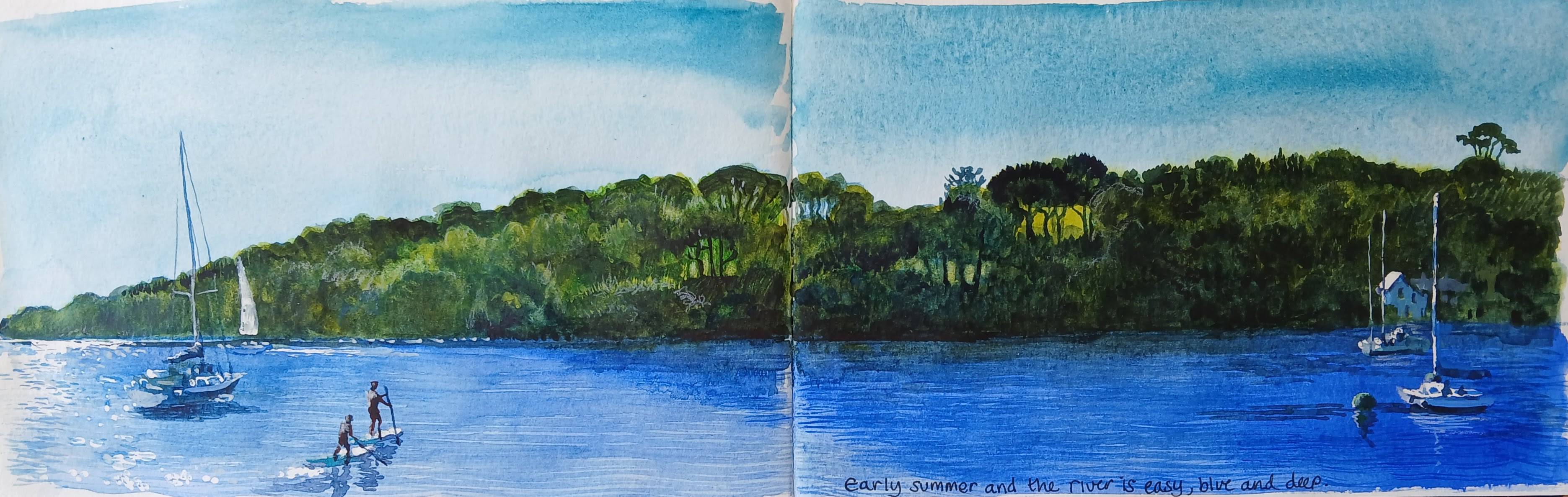 Helford River Seasons Sketchbook - Sarah Wimperis