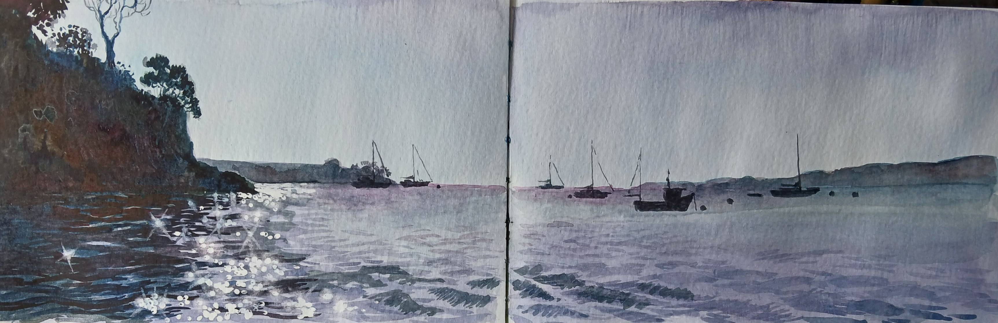 Helford River Seasons Sketchbook - Sarah Wimperis