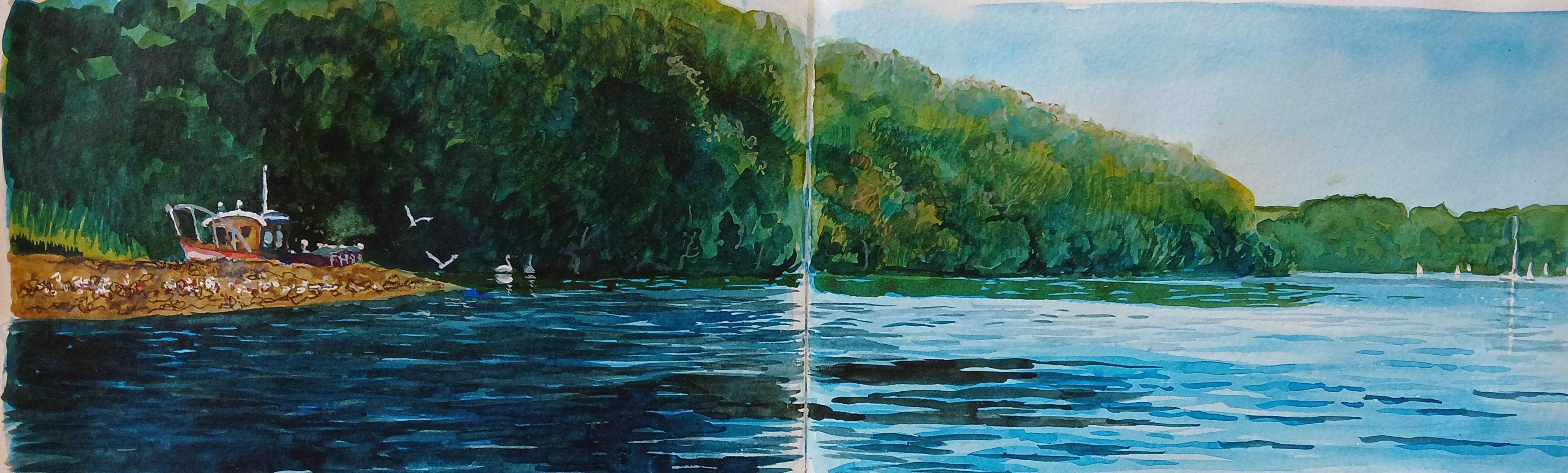 Helford River Seasons Sketchbook - Sarah Wimperis