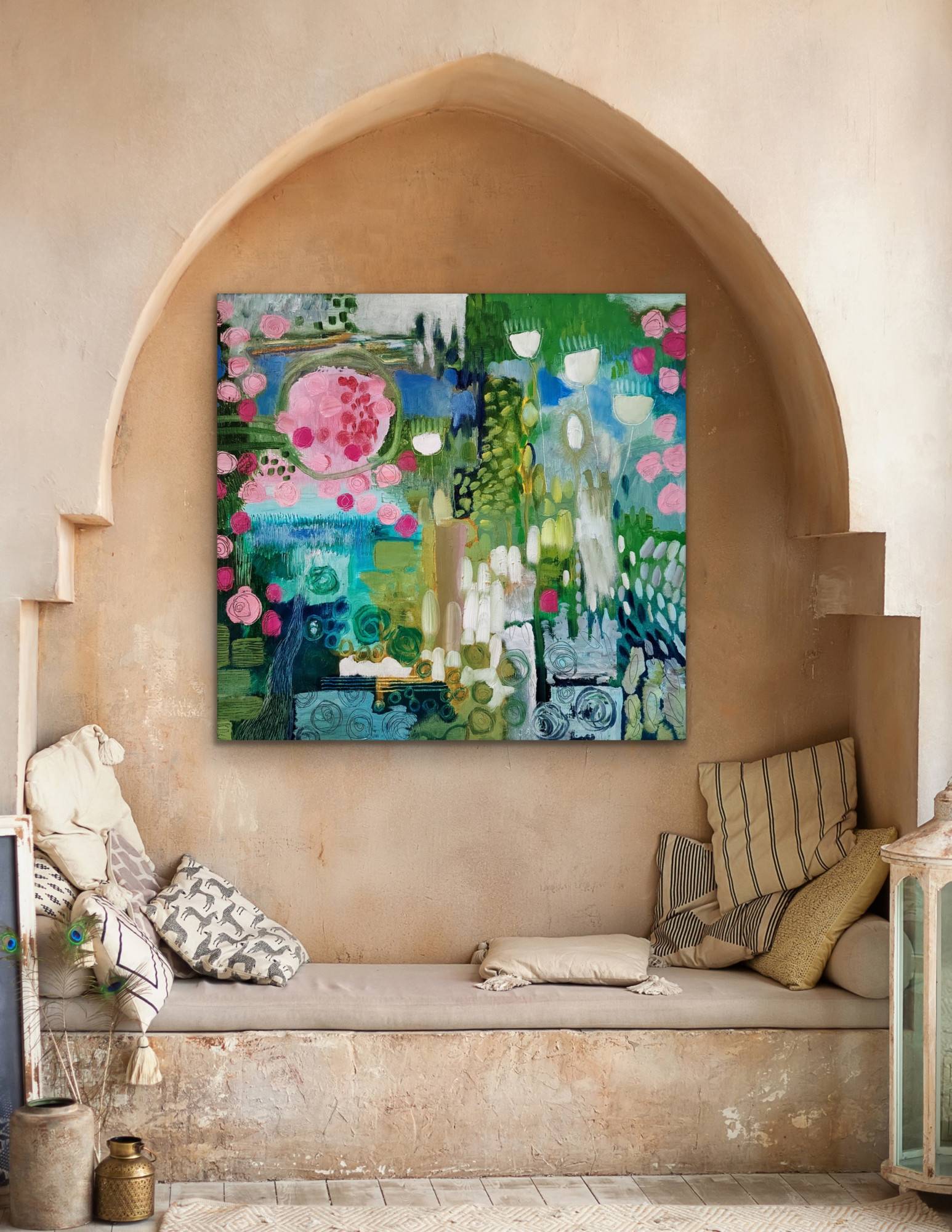 Everything in the Garden. Extra Large print. Unframed - Sarah Wimperis