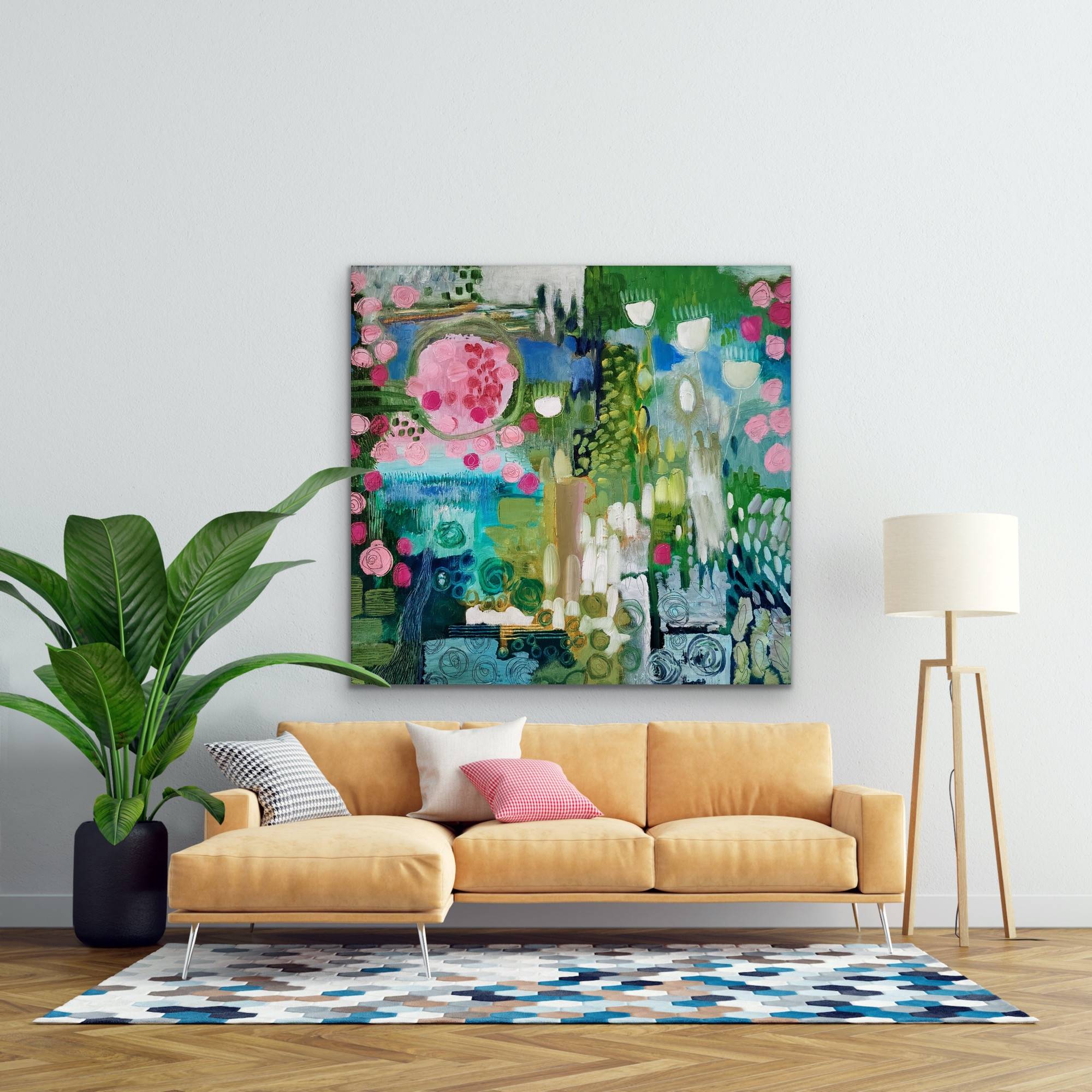 Everything in the Garden. Extra Large print. Unframed - Sarah Wimperis