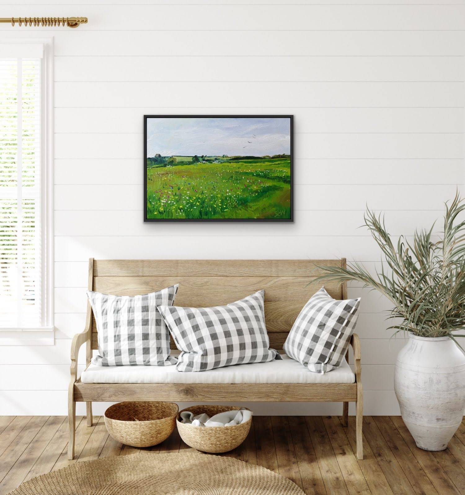 Wild Flower Meadow, Cornwall, Summer - Sarah Wimperis
