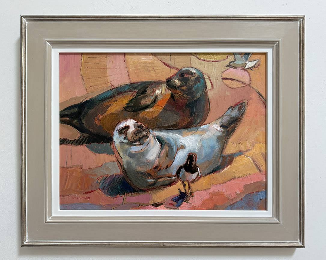 678 Seal Study 13, Pink Sand - Pinkfoot Gallery