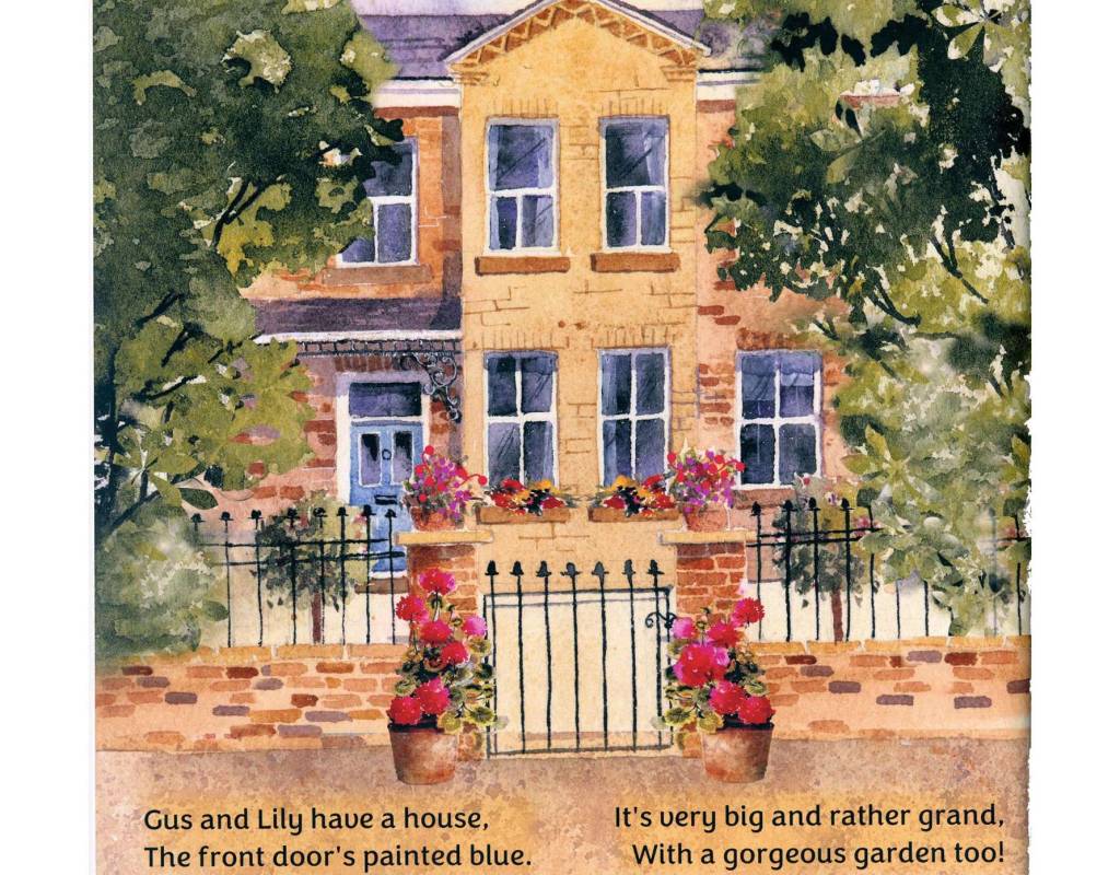 Illustrated Children's Book " Secret in the Garden" - 