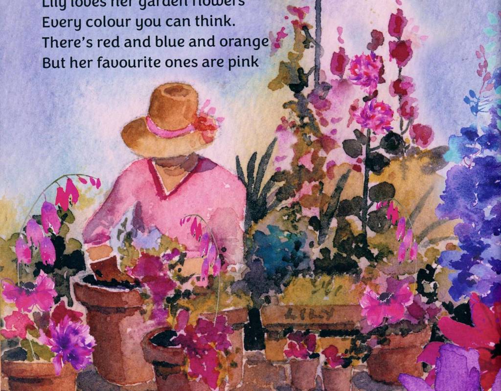 Illustrated Children's Book " Secret in the Garden" - 