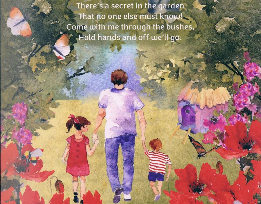 Illustrated Children's Book " Secret in the Garden" - 