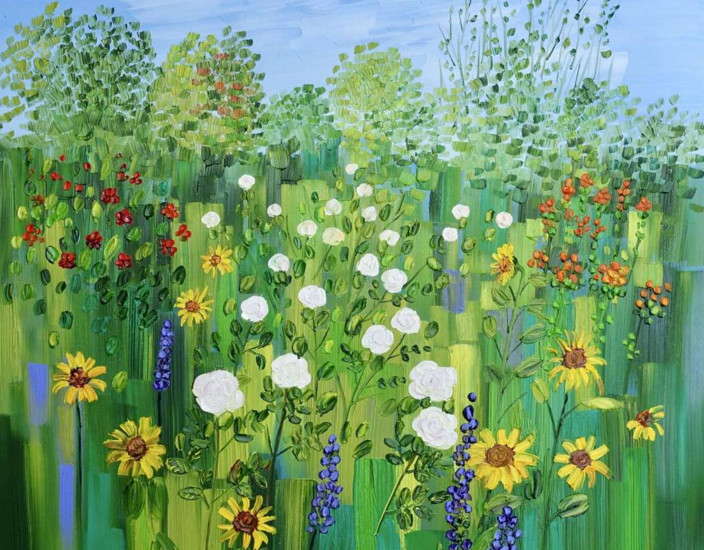 FLOWER AND GARDEN PAINTINGS - 