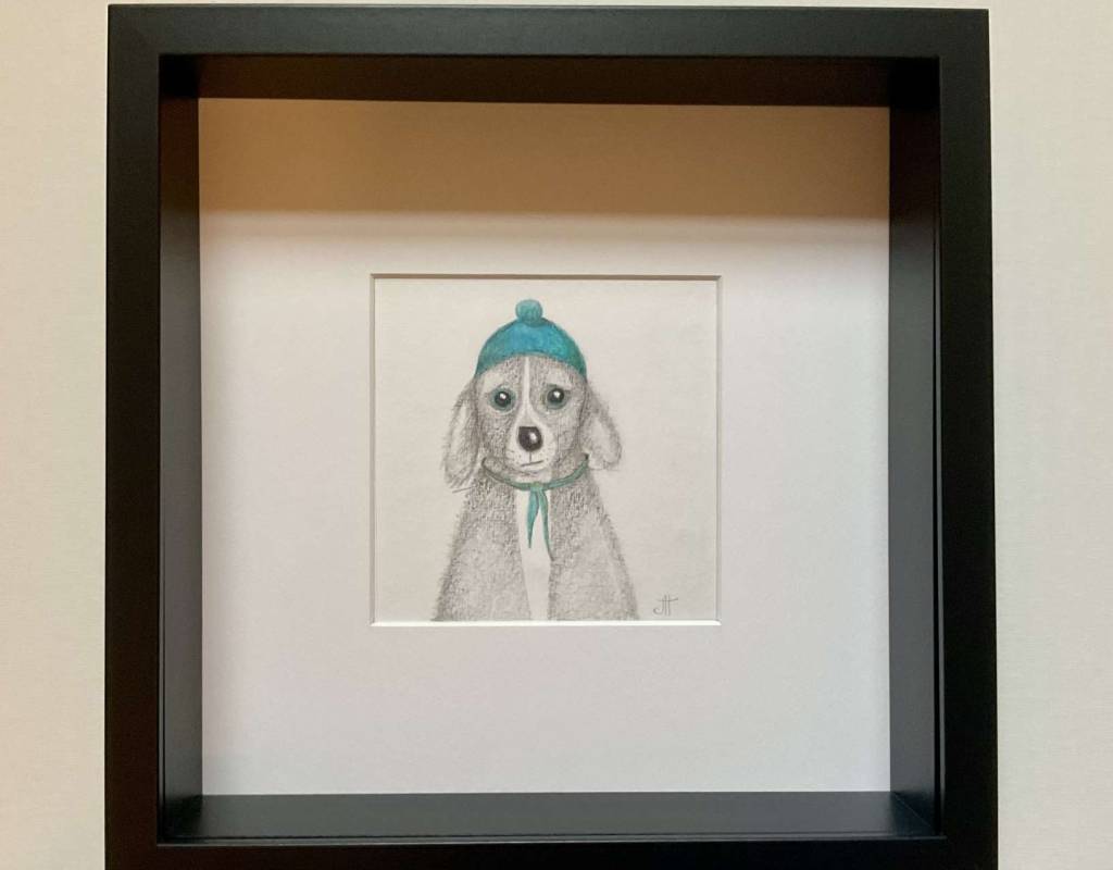 Wee Framed Watercolour Sketches - 
