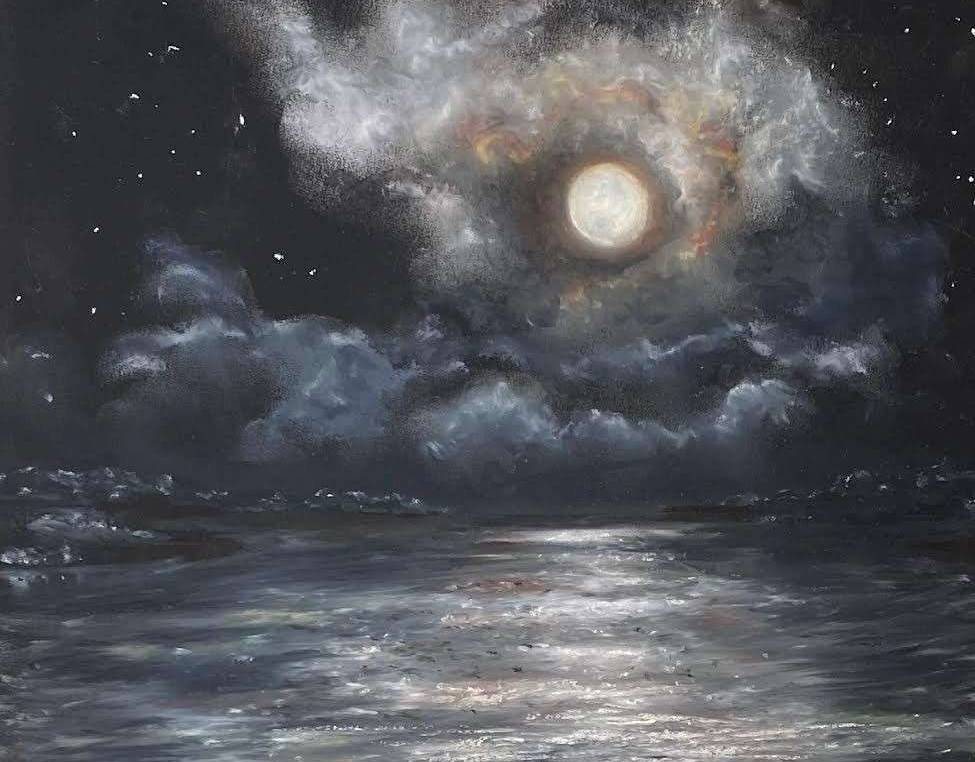 Moon and Sky Paintings - 