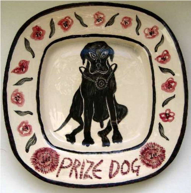 Prize dog plate - Morag MacInnes