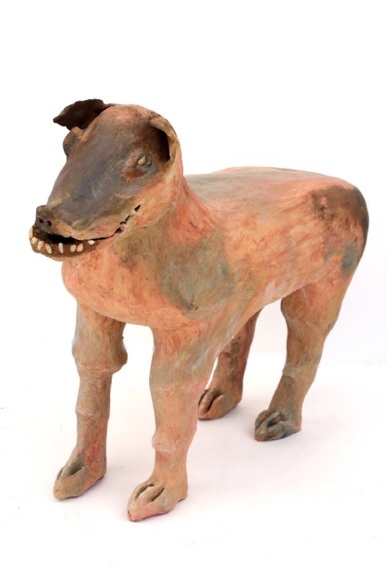 Big Tan Dog With Underbite - Morag MacInnes