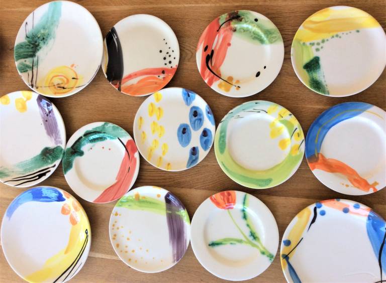 Painterly Plates  - Diana Tonnison