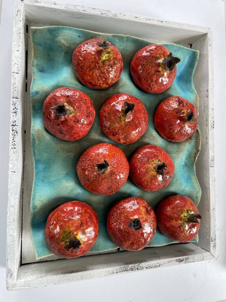 Fruit Market - Pomegranates III - Diana Tonnison