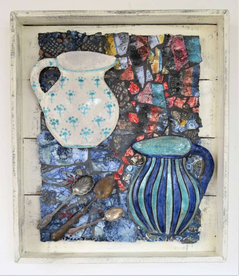 Two Jugs and Vintage spoons - Diana Tonnison