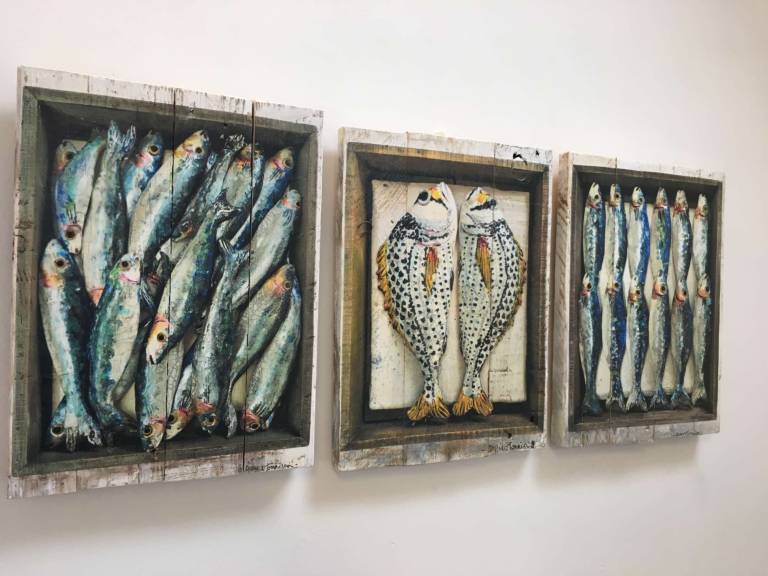Three Artist Proof size - Fish market Images - Diana Tonnison