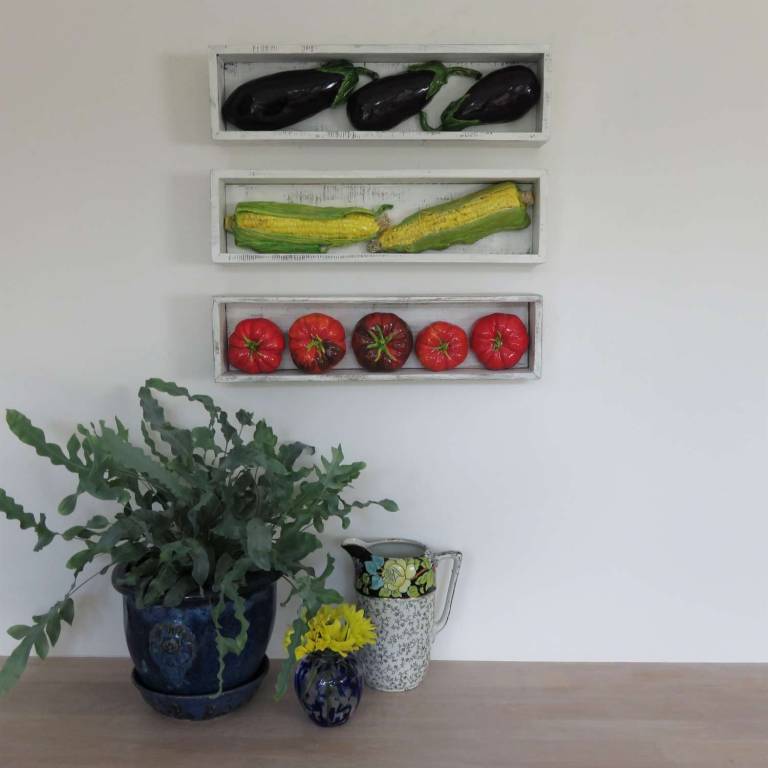 The Pantry  - Aubergines, Sweetcorn and Marmande Tomatoes - Diana Tonnison