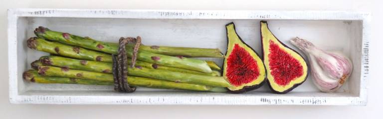 The Pantry - Asparagus, Fig and Garlic II - Diana Tonnison