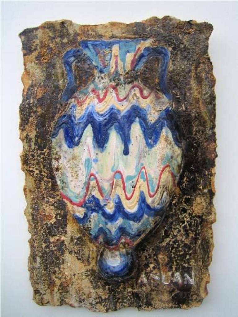 Ancient Egyptian Glass vessel, Asuan, Egypt - Diana Tonnison
