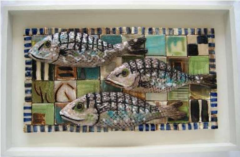 Three Stripey Fish - Diana Tonnison