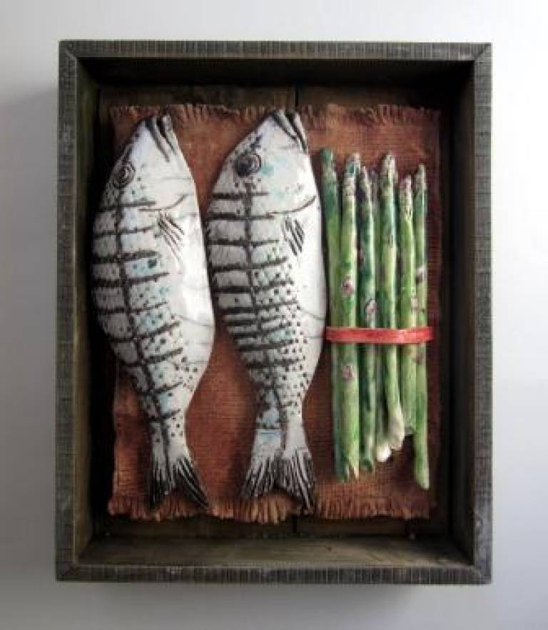 Fish Market- Gilthead Seabream and Asparagus - Diana Tonnison
