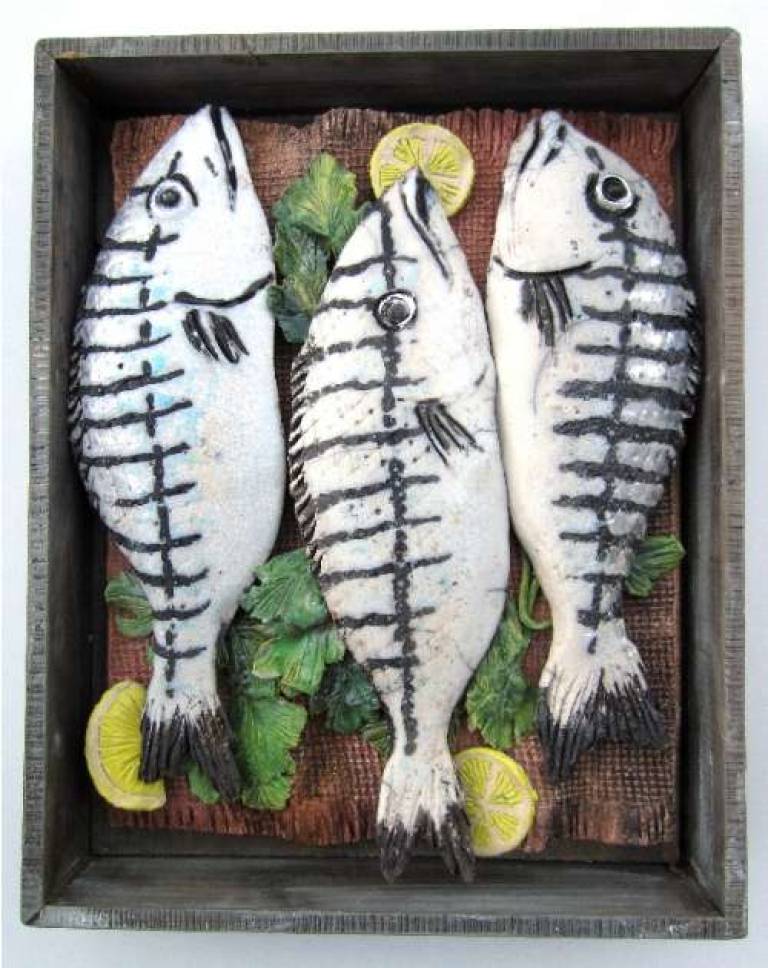 Fish Market Box - Three Gilthead Seabream - Diana Tonnison